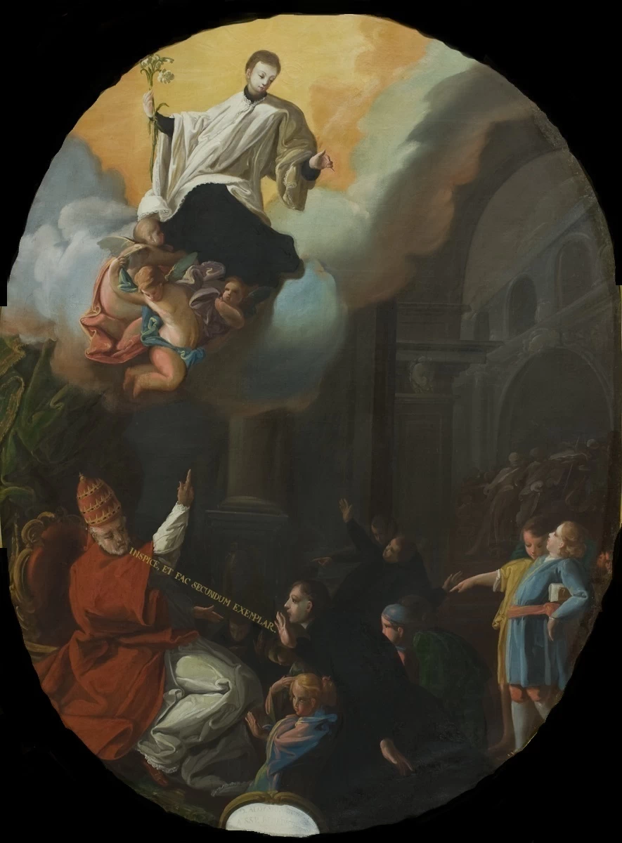 Francisco de Goya y Lucientes - 316, Consacrazione di San Luigi Gonzaga, Museo di Saragozza